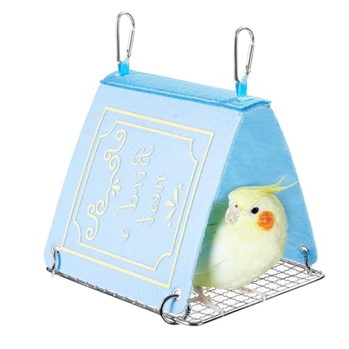 Dranng Vogelhängematte Für Käfig - Vogelnest Hängematte Für Sommer,Kühlende Sommerhöhle Käfigzubehör Für Conure Kanarienvogel Unzertrennlichen Schlaf von Dranng