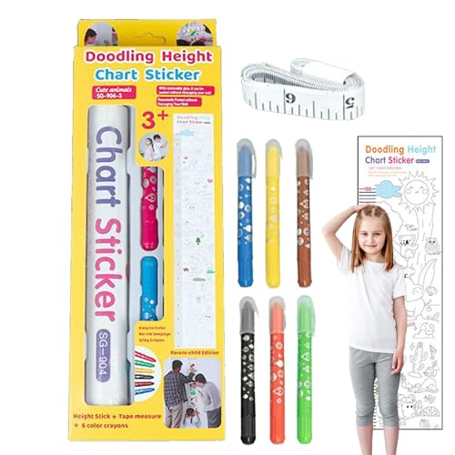 Dranng Wandmaß Zur Größenmessung Für Kinder - Zum Bemalen Höhenmesser Wanddeko - Kinderzimmer Spielzimmer Wandsticker Dranng Wandmaß Zur Größenmessung Für Kinder - Zum Bemalen Höhenmesser Wanddeko - Kinderzimmer Spielzimmer Wandsticker von Dranng