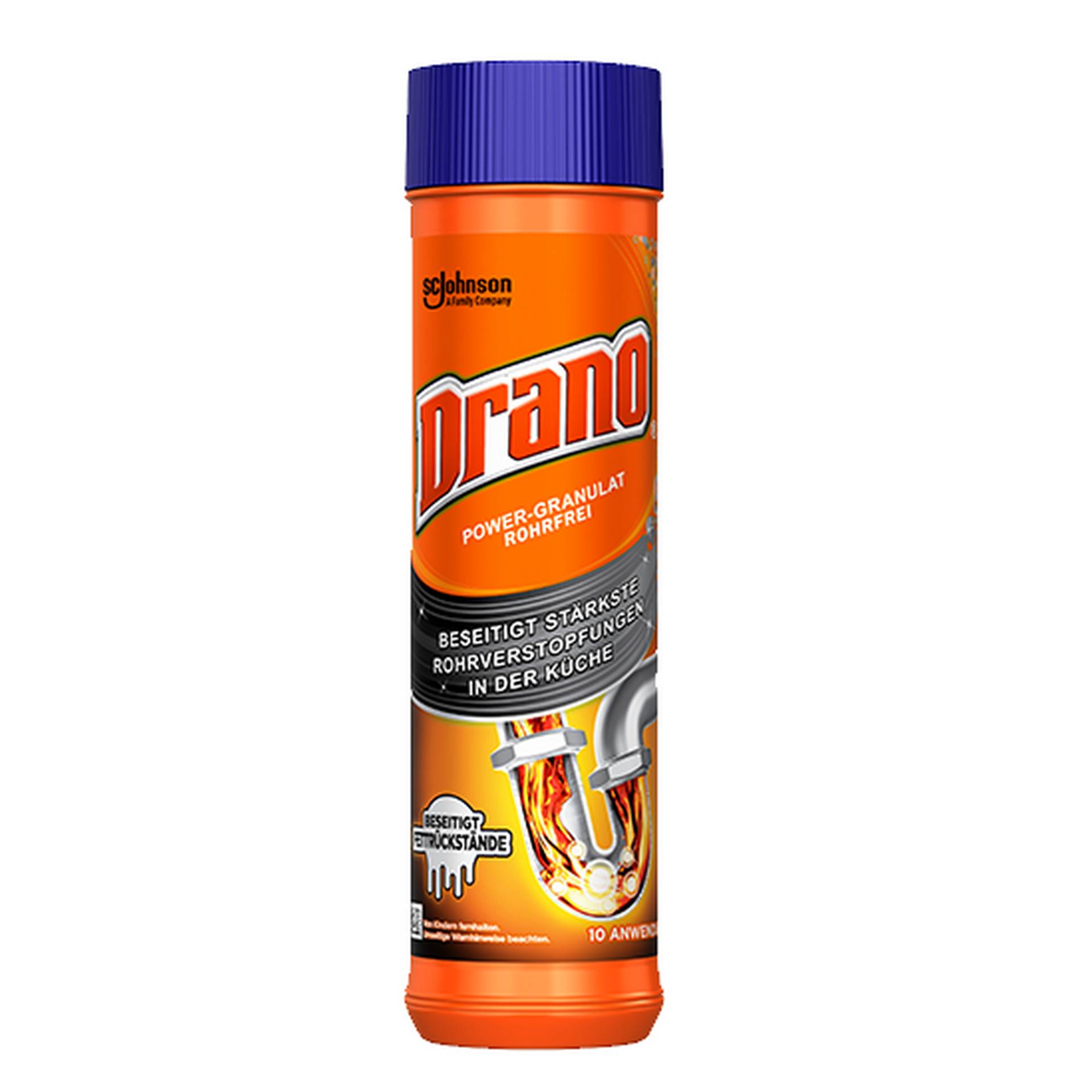Drano Abflussreiniger 'Power Granulat' 500 g von Drano