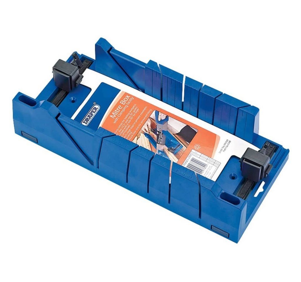 Draper Tools Tischkreissäge Profi Gehrungssäge mit Spannvorrichtung Blau 09789 von Draper Tools