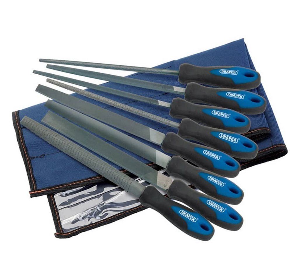 Draper Tools Werkstattfeile Werkstatt-Feilen und -Raspeln Set 8-tlg. 200 mm 44961 von Draper Tools