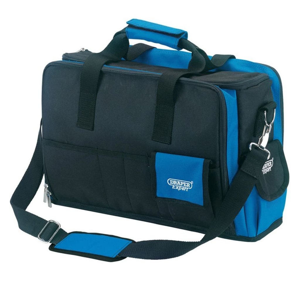 Draper Tools Werkzeugtasche Profi-Laptoptasche für Techniker Blau und Schwarz 89209 von Draper Tools