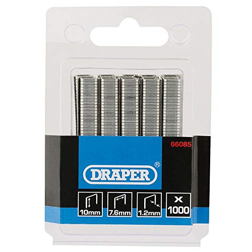 Draper 66085 1000 Heftklammern im Karton, 10 mm von Draper