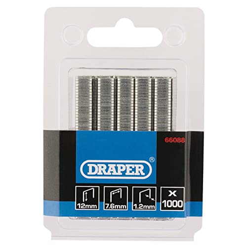 Draper 66088 1000 Heftklammern im Karton, 12 mm von Draper