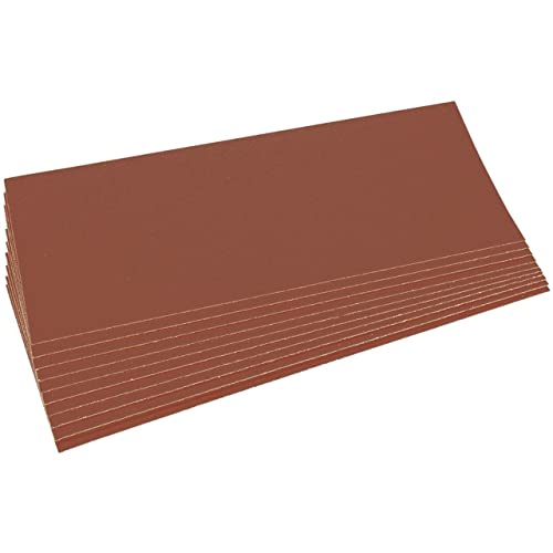 DRAPER 280 x 115 mm Aluminiumoxid Schleifblätter – (Pack von 10), gelb, 59106, 0 voltsV von Draper