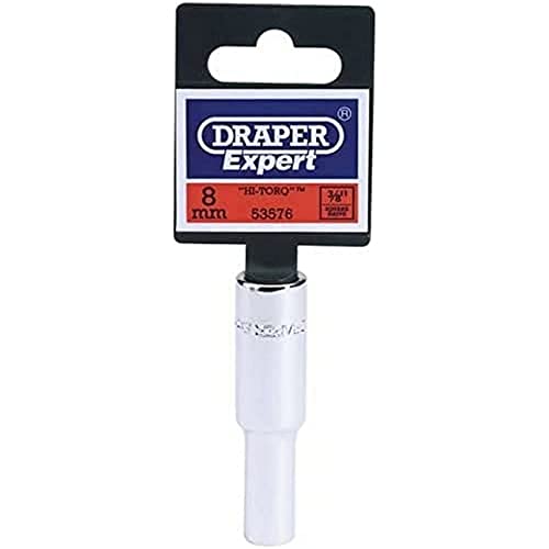 DRAPER 3576 8 mm 3/8 SQUARE DRIVE HI-TORQ 12-kant Steckschlüssel von Draper
