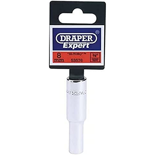 DRAPER 3576 8 mm 3/8 SQUARE DRIVE HI-TORQ 12-kant Steckschlüssel von Draper