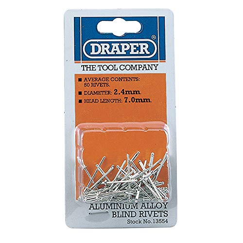DRAPER 50 X 2.5MM X 7MM BLIND RIVETS von Draper