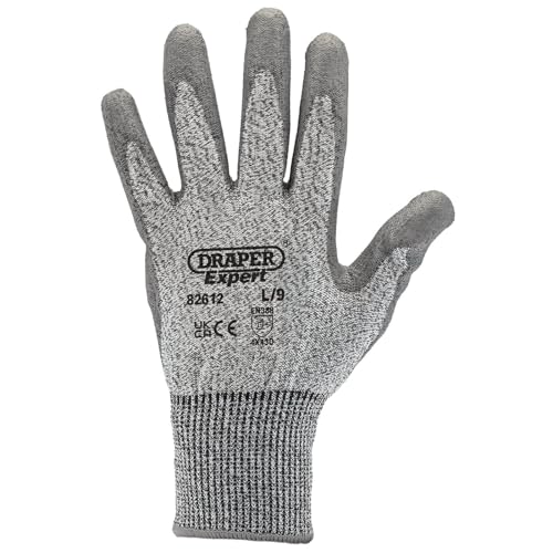 DRAPER 82612 Level 5 Schnittfest Handschuhe – Grau von Draper