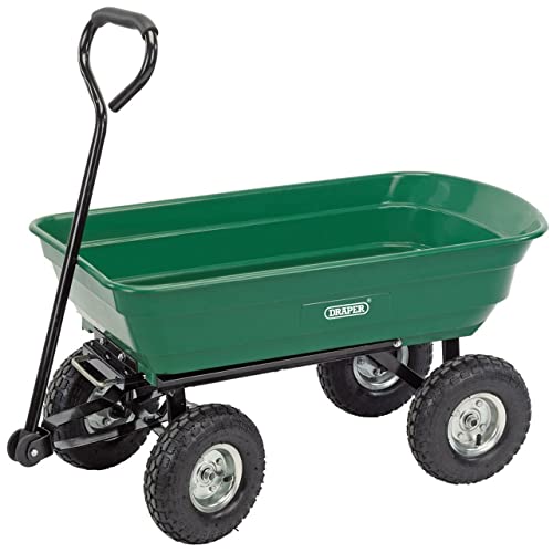 DRAPER Kippmulde-Gartenwagen mit Kippfunktion, grün von Draper