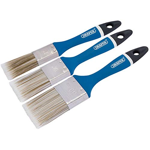 DRAPER Tools PB/SAT/100S/Set Pinsel Set, blau, Set 3 Stück von Draper