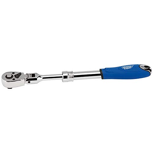 DRAPER der72/FH 3/8 Zoll Vierkantantrieb 72 Zahn flexiblen Kopf, Umschaltknarre verlängern, blau DRAPER der72/FH 3/8 Zoll Vierkantantrieb 72 Zahn flexiblen Kopf, Umschaltknarre verlängern, blau von Draper