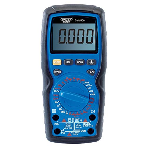 DRAPER dmm400 Manueller bereichsauswahl Digital Multimeter, blau von Draper