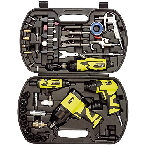 DRAPER sfatk/68 Storm Force Air Tool Kit, Blau, Set 68 tlg. von Draper