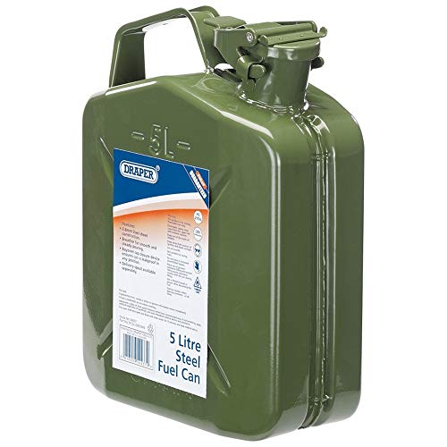 DRAPER sfc5l-green/B 5 Liter Stahl Kraftstoff können, grün von Draper