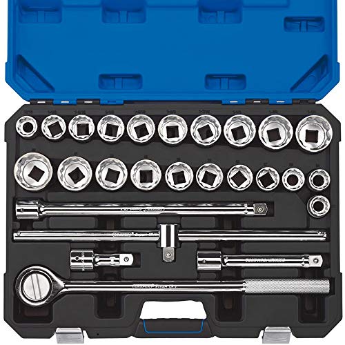 DRAPER t26amn/B 3/10,2 cm SQ. DR. MM/AF Kombiniert Socket Set (26 Stück), blau von Draper