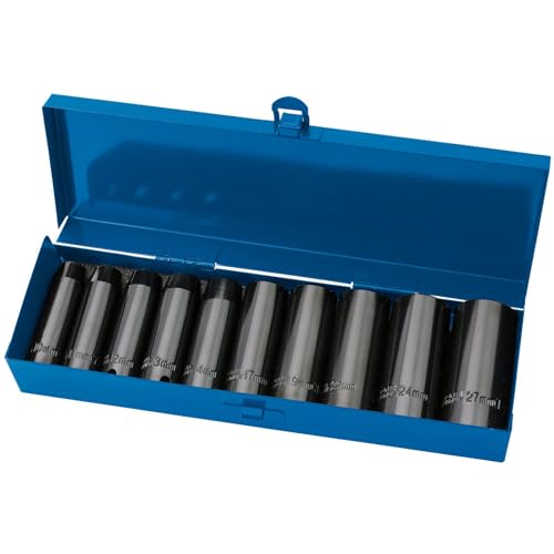 Draper 1/2" Sq. Dr. Draper Hi-Torq® Metric Deep Impact Socket Set (10 Piece) - EU / UK von Draper