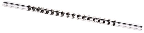 Draper 11150 Halteleiste für 1/4-Zoll Vierkant-Stecknüsse, 18 Clips von Draper