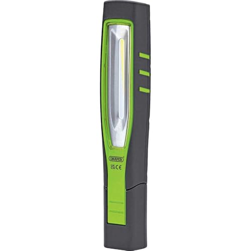 Draper 11759 7 W COB LED wiederaufladbare Inspektionslampe, grün von Draper