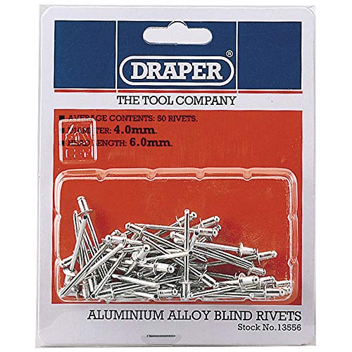 Draper 13556 Aluminium Alloy Blind Rivets 4 x 6 mm von Draper