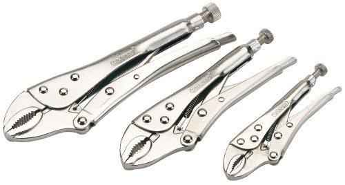 Draper 14040 3-teiliges Gripzangen-Set, abgerundete Backen von Draper