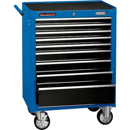 Draper 15110 Rollcontainer mit 9 Schubladen, 66 cm von Draper