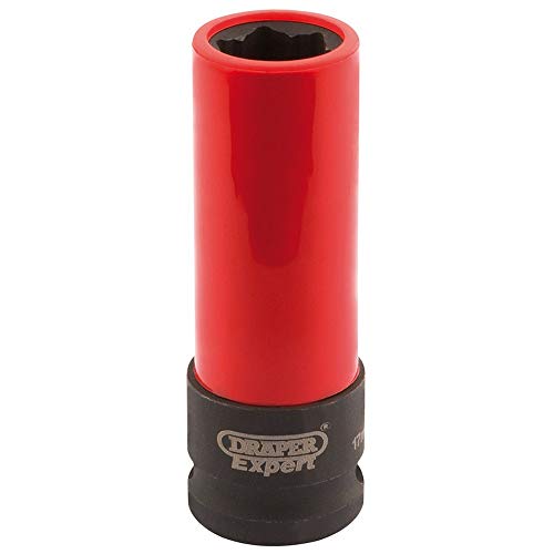 Draper 16175 DR. HI-Torq Radmutter Stecknuss für Alufelgen für Benz, 1/2 Zoll, 17 mm von Draper