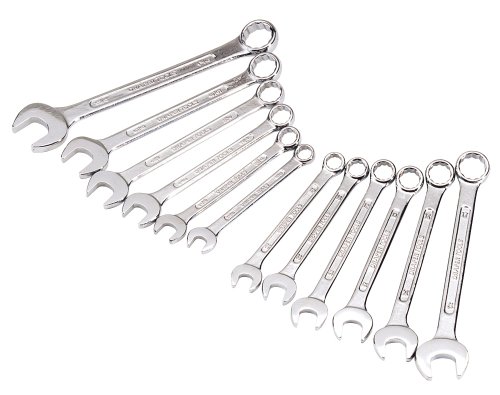 Draper 19511 Ring-Maulschlüssel-Set metrisch/AF 12-teilig von Draper