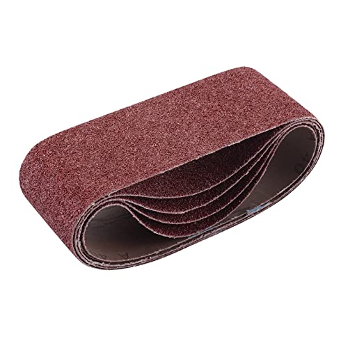 Draper 09233 Gewebe-Schleifband, 75 x 457 mm, Körnung 40, 5 Stück, rot von Draper