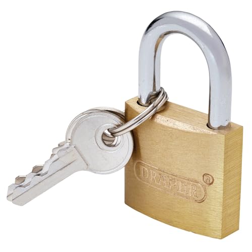 Draper 21726 Vorhängeschloss aus Messing, Zylinder, 30 mm, Gold Draper 21726 Vorhängeschloss aus Messing, Zylinder, 30 mm, Gold von Draper
