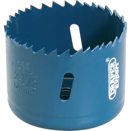 Draper 41085 Expert HSS Bi-Metall Lochsägeblatt, 64 mm, Blau von Draper