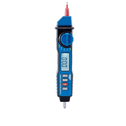 Draper 41835 Digital-Multimeter mit Stift, für manuelle und automatische Reichweite, Blau von Draper