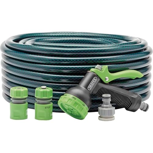 Draper 56447 Gartenschlauch 30 m Schlauchdurchmesser 12 mm mit Gießbrausen-Set Draper 56447 Gartenschlauch 30 m Schlauchdurchmesser 12 mm mit Gießbrausen-Set von Draper