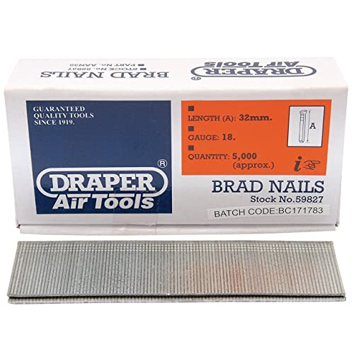 Draper Air Tools 59827 Nägel, 32 mm, 18 g (ca. 5.000 Stück) von Draper