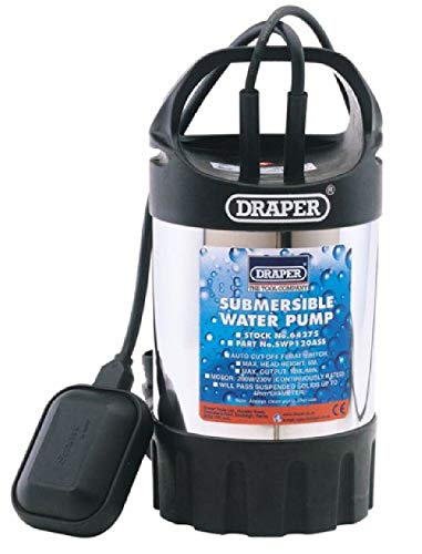 Draper 64275-200-Watt Tauchpumpe 120 Liter pro Minute bei 230 Volt mit Schwimmerschalter Draper 64275-200-Watt Tauchpumpe 120 Liter pro Minute bei 230 Volt mit Schwimmerschalter von Draper