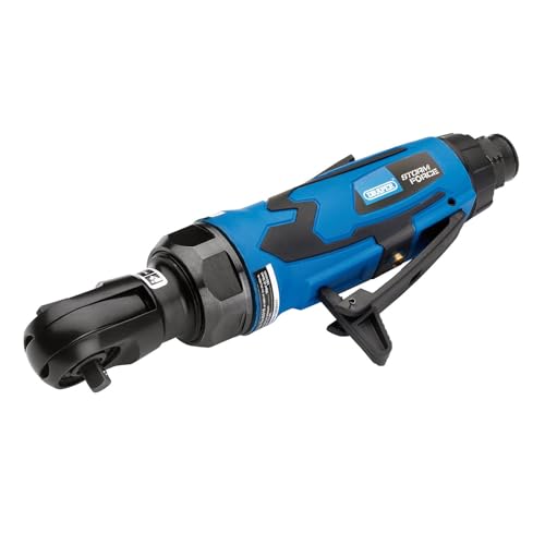 Draper 65018 Storm Force Stubby Air Ratsche (1/4 Zoll Vierkantantrieb), blau von Draper