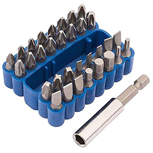 Draper Schraubendreher- und Magnet-Bithalter Set (33-teilig), silber 82386 von Draper