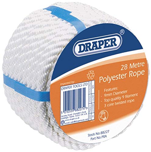 Draper 88227 Polyester-Seil 28 m 9 mm von Draper