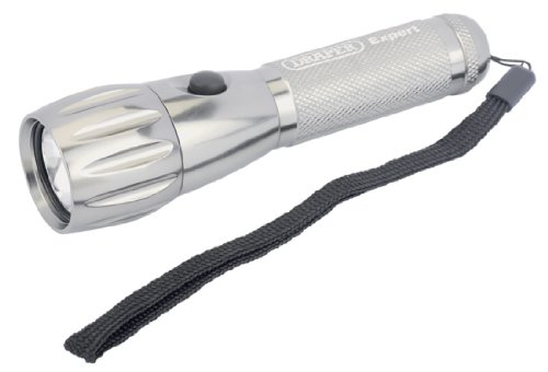 Draper 89932 3 LED Taschenlampe mit Aluminium-Gehäuse 1xAA-Batterien von Draper