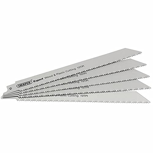 Draper Expert 10Tpi Bi-Metall-Sägeblätter für Holz und Kunststoff, 5 Stück 200mm Draper Expert 10Tpi Bi-Metall-Sägeblätter für Holz und Kunststoff, 5 Stück 200mm von Draper