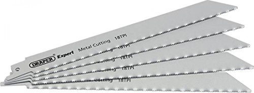 Draper Expert 18TPI HSS Sägeblätter für die Metallzerspanung, 5 Stück 150 mm von Draper