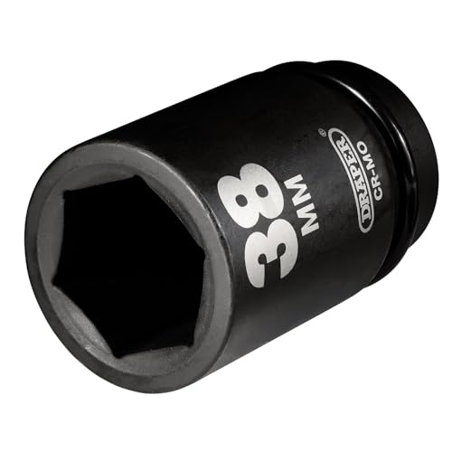 Draper Expert Hi-Torq Sechskant-Tiefbettstecknuss 1 Zoll Vierkantantrieb 38 mm von Draper