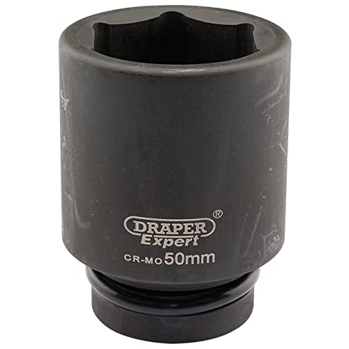 Draper Expert Hi-Torq Sechskant-Tiefbettstecknuss 1 Zoll Vierkantantrieb 50 mm von Draper