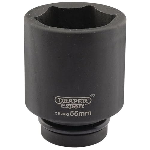 Draper Expert Hi-Torq Sechskant-Tiefbettstecknuss 1 Zoll Vierkantantrieb 55mm von Draper