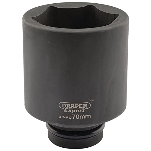 Draper Expert Hi-Torq Sechskant-Tiefbettstecknuss 1 Zoll Vierkantantrieb 70 mm von Draper