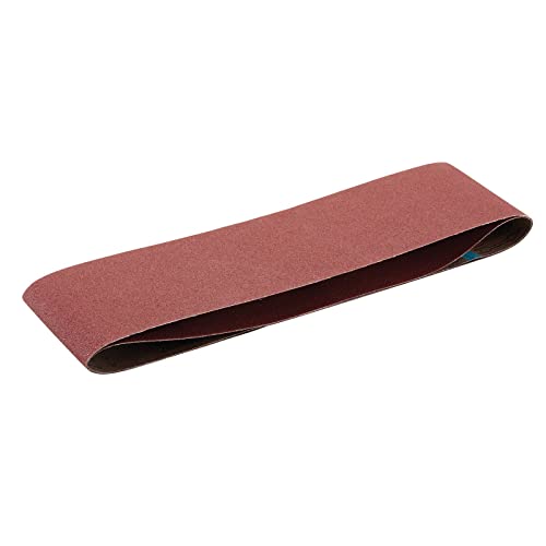 Draper Gewebe-Schleifband, 150 x 1220 mm, Körnung 80, rot, One Size, 09411 von Draper
