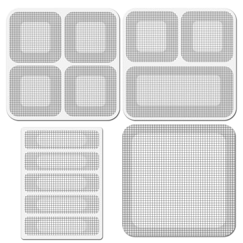 55 Stück Fliegengitter Reparatur Set, Fliegengitter Fenster Reparatur Klebeband, Insektenschutz Fliegengitter Reparatur Selbstklebender für Fenster Tür Loch Von Ausbesserung, Grau 55 Stück Fliegengitter Reparatur Set, Fliegengitter Fenster Reparatur Klebeband, Insektenschutz Fliegengitter Reparatur Selbstklebender für Fenster Tür Loch Von Ausbesserung, Grau von Draupnir