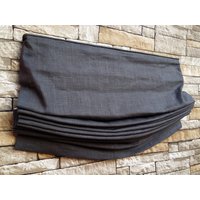 Entspannte Roman Shade Fensterbehandlung | Robert Allen Leinen Slub Stoff Designer Qualität von DrawnCompany