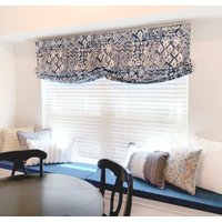 Faux Entspannte Roman Shade Fensterbehandlung | Doppelschaufel Größere Fenster Designer Qualität von DrawnCompany