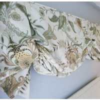 Faux Roman Shade Volant Benutzerdefinierte Fensterbehandlung | Londoner Stil Doppel Swag Designer Qualität von DrawnCompany